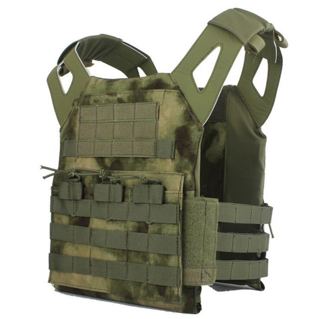 TACVASEN Camouflage Military Tactical Vest Wargame Body Molle Armor sleeveless garment Jungle Equipment Men Army Gear D-SZLM-014