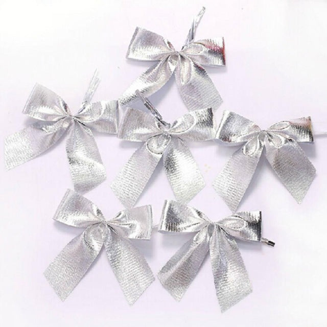 12 Pack: Christmas Holiday Bow Decoration