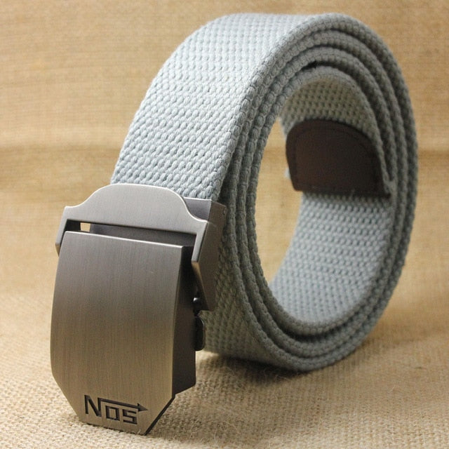 Men's Tactical Outdoor Alloy Automatic Buckle Belt