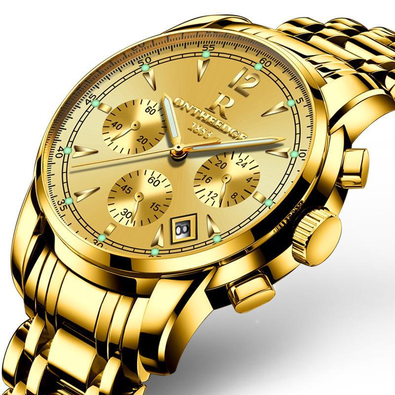 Men's Luxurious Stainless Steel Business Quartz Watch