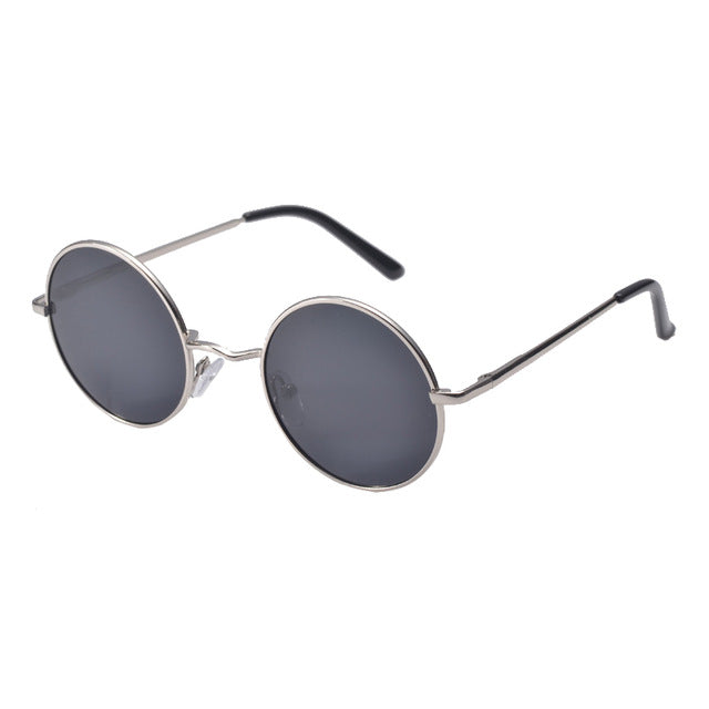 New Brand Designer Classic Polarized Round Sunglasses Men Small Vintage Retro John Lennon Glasses Women Driving Metal Eyewear