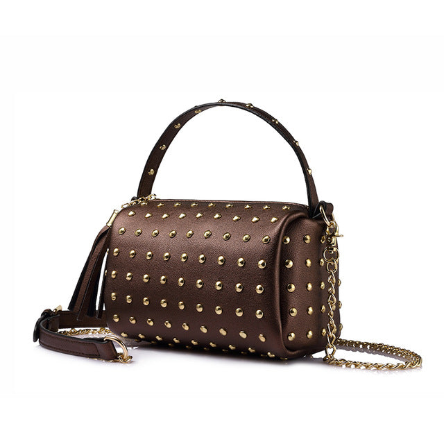 LOVEVOOK small handbags women shoulder crossbody bag female messenger bags ladies mini clutch purse retro rivets high quality
