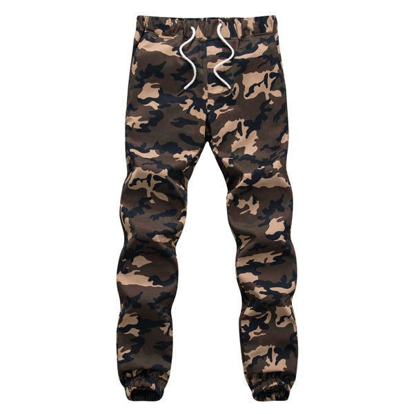 Men's Slim Fit Military Cargo Joggers