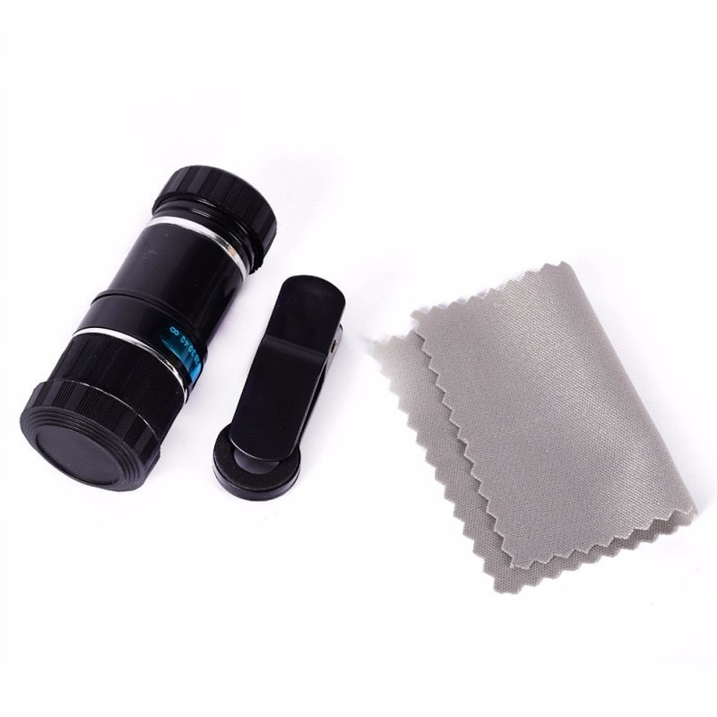 HD Telescope Phone Lens for Iphone & Samsung 12X Zoom Optical