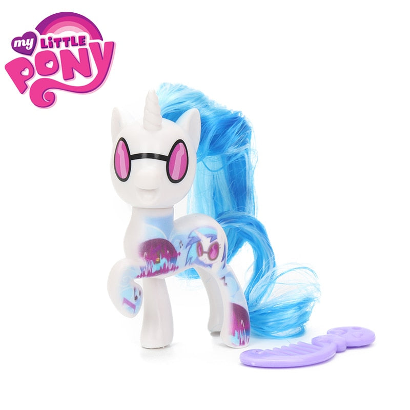 My Little Pony Toys the Movie DJ Pon-3 Big Mcintosh Rainbow Dash Pinkie Pie Rarity PVC Action Figure Collectible Model Doll