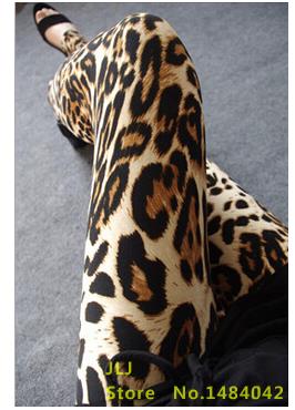 Autumn Women Trousers   8 Styles Fashion Lady High Elasticity Skinny Print Pants Leopard Print Pattern Clothing Cotton