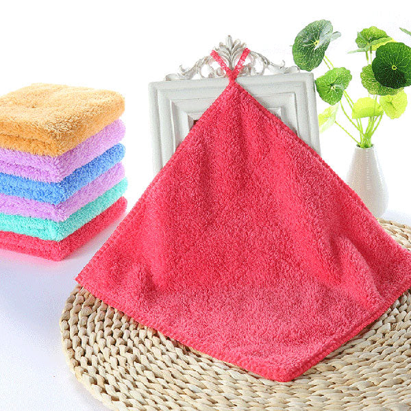 Super Absorbent Quick-drying Square Towel 25x25CM Soft Handkerchief For Baby and Bath (2pcs/lot)