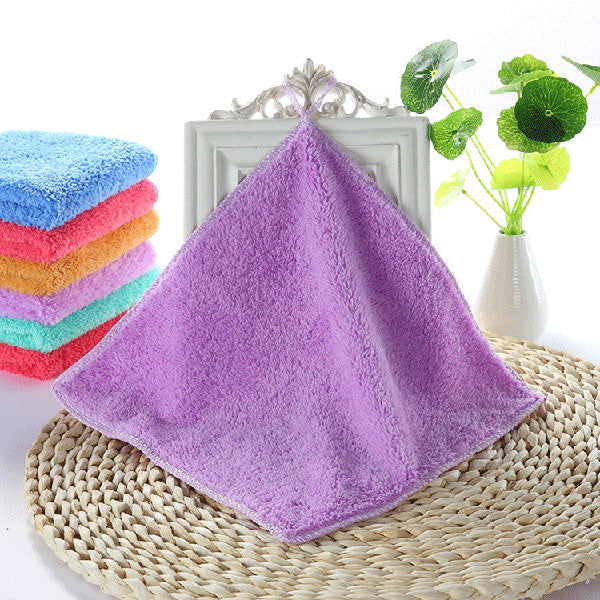 Super Absorbent Quick-drying Square Towel 25x25CM Soft Handkerchief For Baby and Bath (2pcs/lot)