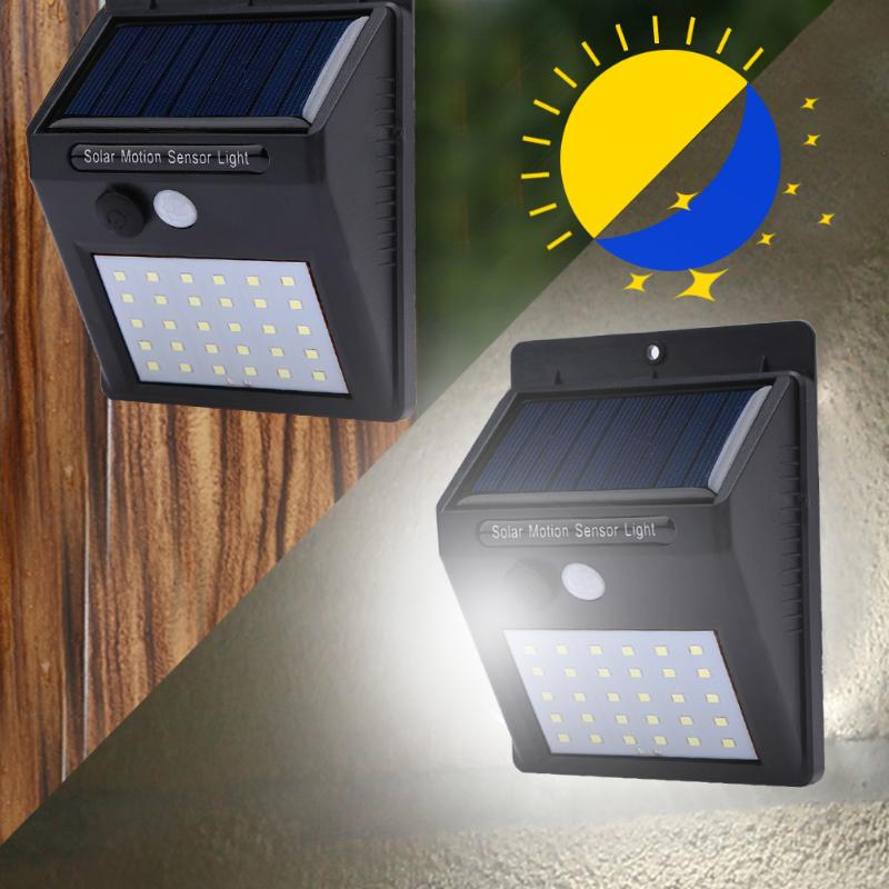 Multi-Pack Solar Powered Waterproof LED Motion Sensor Garden Path Lights