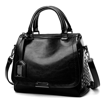 New Fashion Handbags PU Leather Women Rivet Bags Casual Tote Ladies Bag Crossbody Bags For Women Luxury Brand Bolsa Feminina
