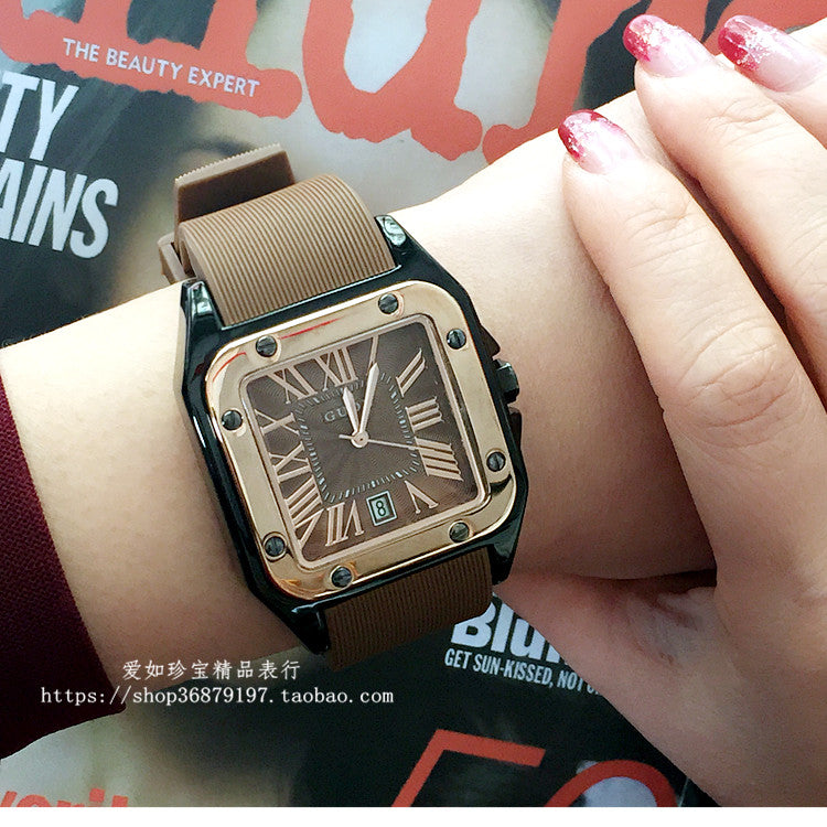 Brand Personalized Fashion Woman Ancient calendar watch students silicone Band Quartz Wristwatches