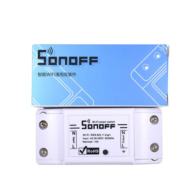 ITEAD Sonoff Wireless Wifi Switch Universal Smart Home Automation Module Timer Diy Wifi Remote Controller Via iOS Android Alexa