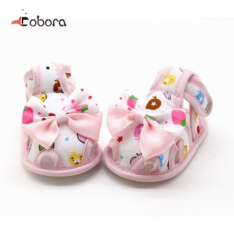 Bow Autumn Brand Cartoon Toddler First Baby Boy Girl Shoes Sandals Sneakers Moccasins Boots Sapato Menina