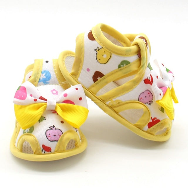 Bow Autumn Brand Cartoon Toddler First Baby Boy Girl Shoes Sandals Sneakers Moccasins Boots Sapato Menina