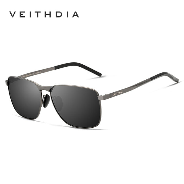 VEITHDIA Brand Men's Vintage Sunglasses Polarized UV400 Lens Eyewear Accessories Male Sun Glasses For Men/Women V2462