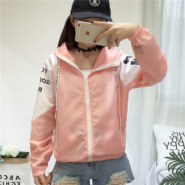 Women's Summer/Spring Hooded Jacket