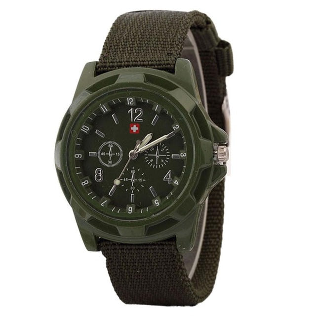 Watches Men Solider Military Army Green Dial Army Sport Style Quartz Wristwatch Bangle Bracelet relogio masculino reloj hombre