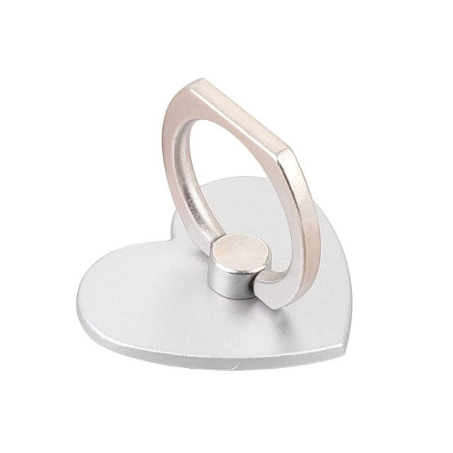 Heart Shape Mobile Phone Stand Cell Phone Holder Convenient Multi Colors Finger Grip secure bracket