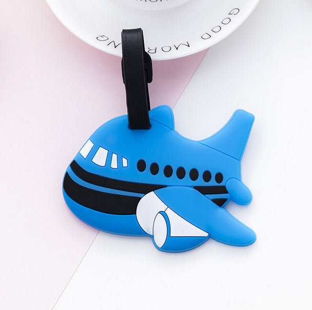 Cute Cartoon Silicon Luggage Travel Tags
