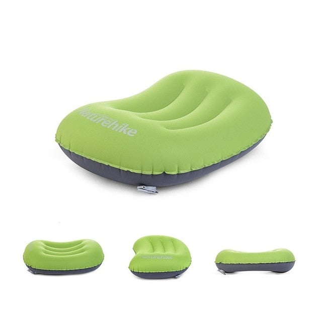 Inflatable Camper Air Pillow with Carry Case