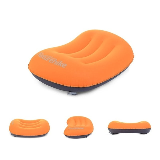 Inflatable Camper Air Pillow with Carry Case