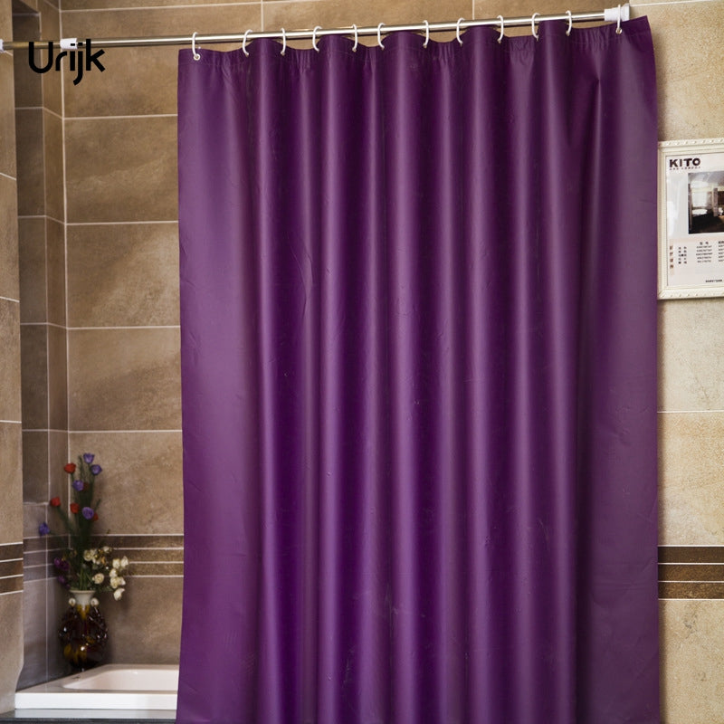 Urijk 1PC Modern Style Purple Bathroom Shower Curtains for Bath Waterproof Fabric Sea Bathroom Curtain for Shower Curtains