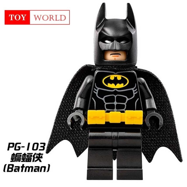 Single Sale Batman Joker Robin Logan X-Men Super Heroes Building Blocks Figures Toys Compatible With LegoINGly Batman zk15