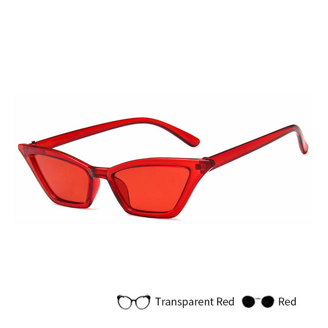 Fashion Cat Eye Sunglasses Women Luxury Brand Designer Vintage Sun Glasses Small Red Black ladies Sunglass Eyewear oculos de sol