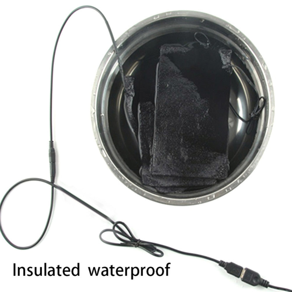 3 Piece: USB Powered Waterproof Clothes Heating Pads