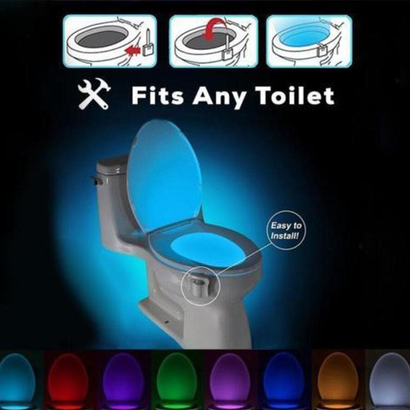 8 Colors LED Toilet Night light Motion Activated LED Sensor