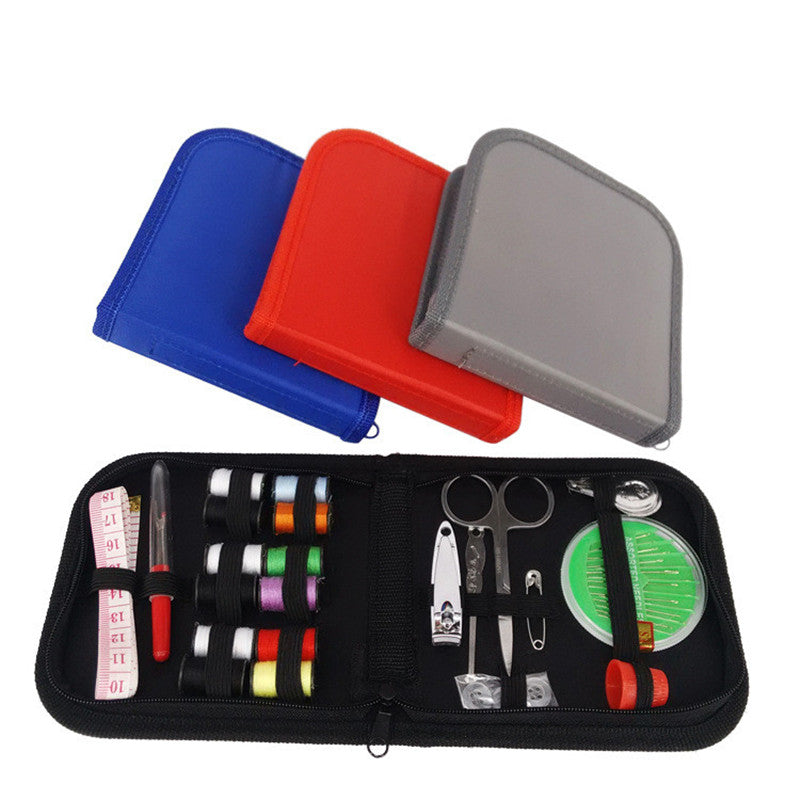Portable Needle Thread Sewing Kit Tools Travel Stitched Accessory Box