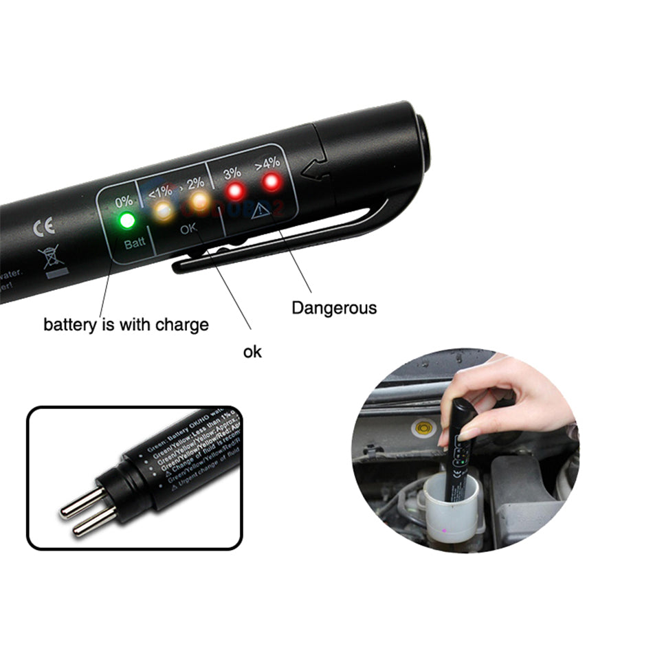 Automotive Digital LED Brake Fluid Tester Pen