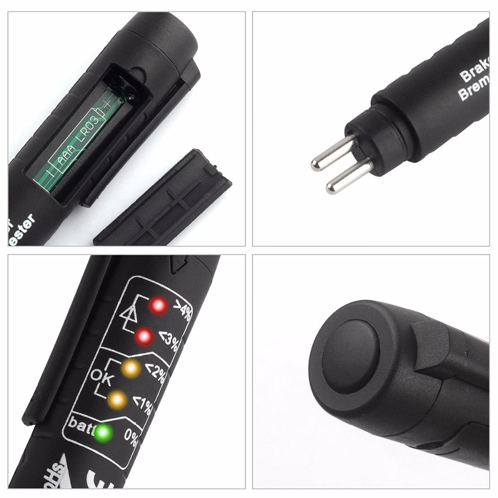 Automotive Digital LED Brake Fluid Tester Pen