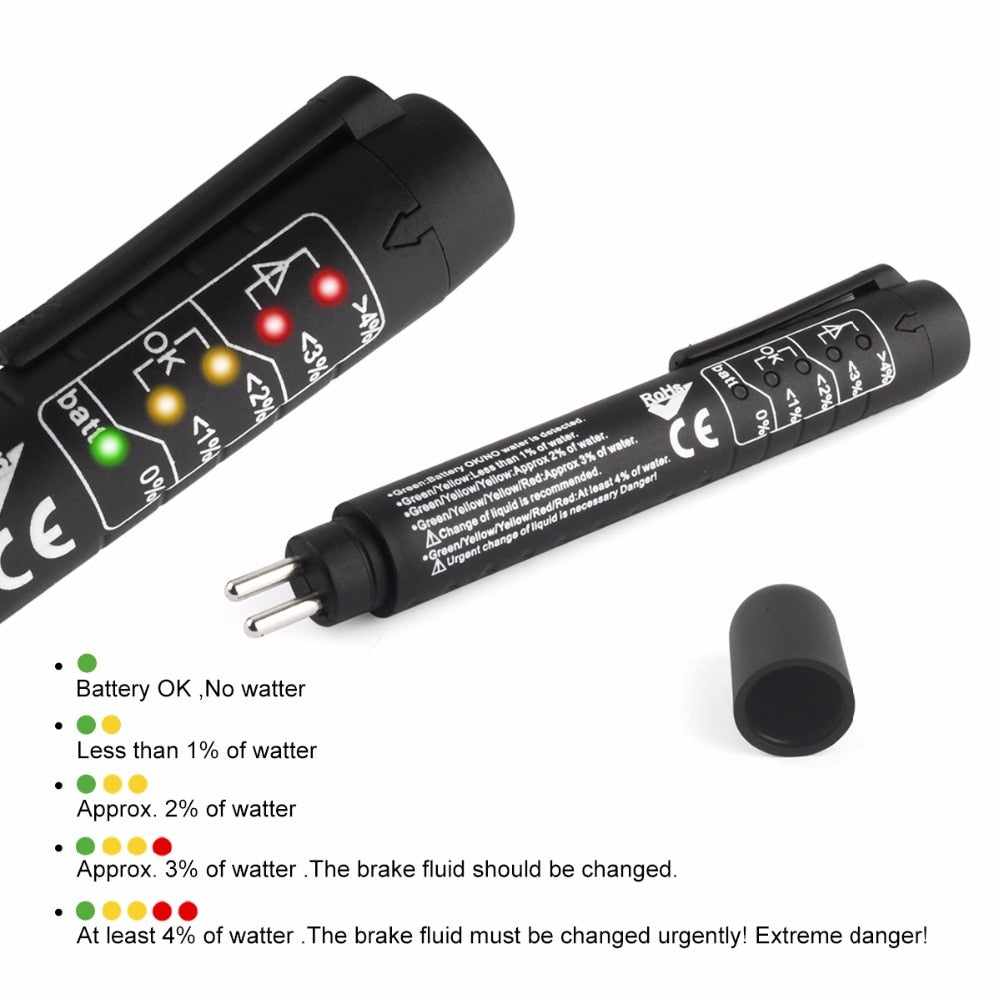 Automotive Digital LED Brake Fluid Tester Pen