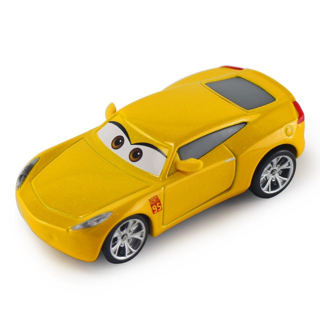 Disney Pixar Cars 3 Miss Fritter Lightning McQueen Jackson Storm Cruz Ramirez Metal Car Model Children's Day Gift For Kid Boy