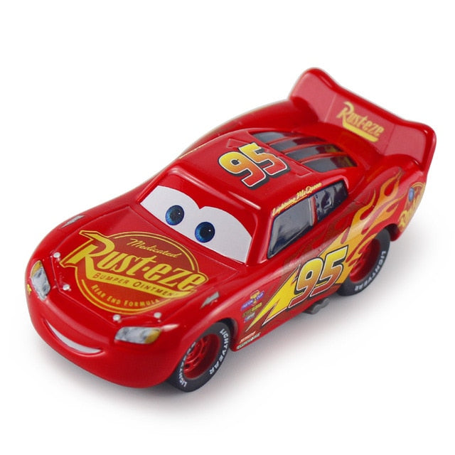 Disney Pixar Cars 3 Miss Fritter Lightning McQueen Jackson Storm Cruz Ramirez Metal Car Model Children's Day Gift For Kid Boy