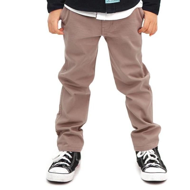 Boys' Solid Casual Khaki Pants