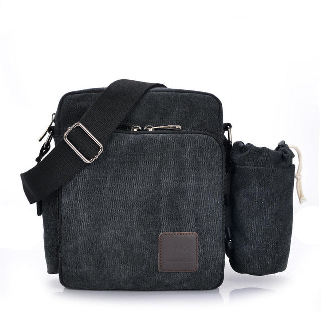 Multi-functional Casual Messenger Bags Men Canvas Leisure Men Shoulder Bags Vintage Small Crossbody Satchel Bag For Men 1092-1