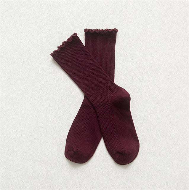 Women's Harajuku Retro Cute Cotton Socks