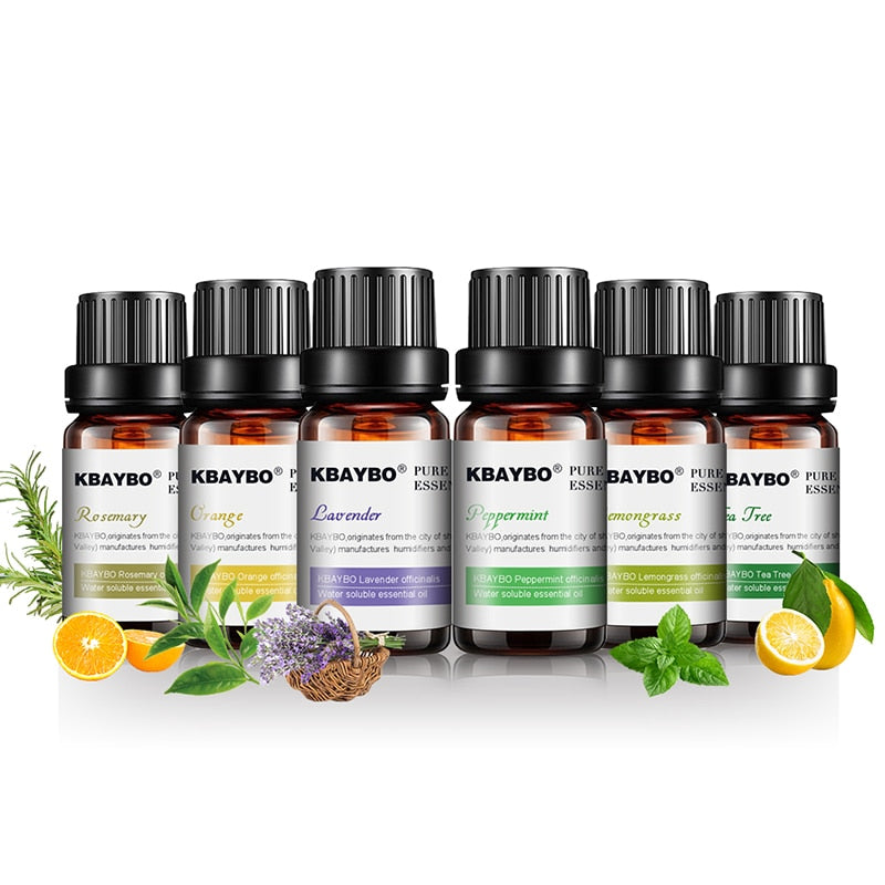 6 Pack: Essential Oils for Air Humidifier Diffusers