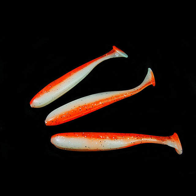 WALK FISH 6PCS/Lot 7cm/9cm Wobblers Fishing Lures Easy Shiner Swimbait Silicone Soft Bait Double Color Carp Artificial Soft Lure