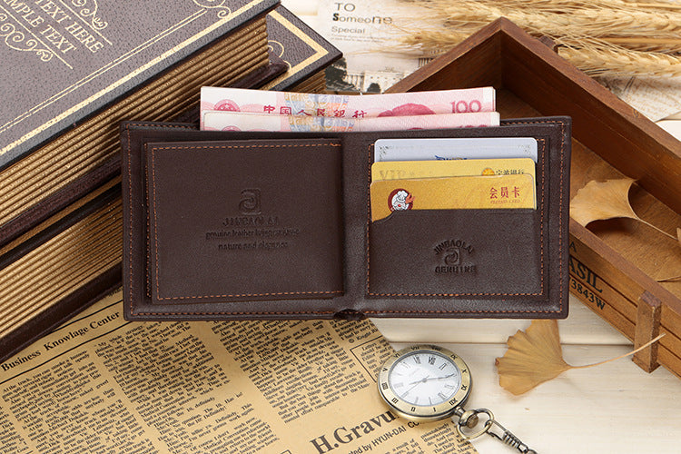 New PU leather wallet men wallets luxury brand clutch wallet Brown money clip men's leather wallet male purse cuzdan JINBAOLAI