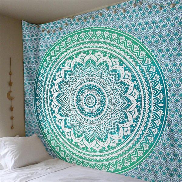 Indian Tapestry Wall Hanging Thin Blanket Yoga