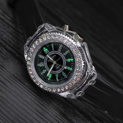 Silicone LED Luminous Fashion Ladies Outdoor Watch Women's Men colorful Sports WristWatches Men Watch Relogios Masculino TEMPTER