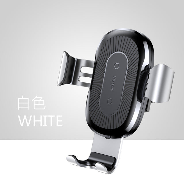 Qi Wireless Fast Charging Cell Phone Car Mount