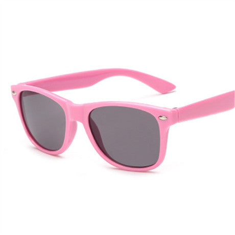 Children's retro cat eye sunglasses boy girl nail nail fashion glasses color safety UV400 color goggles
