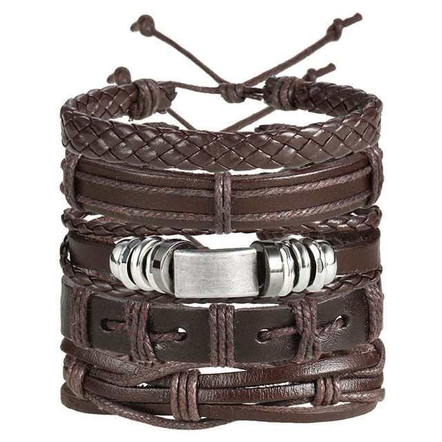 Vintage Multi-Layer Braided Bracelet