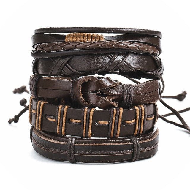 Vintage Multi-Layer Braided Bracelet