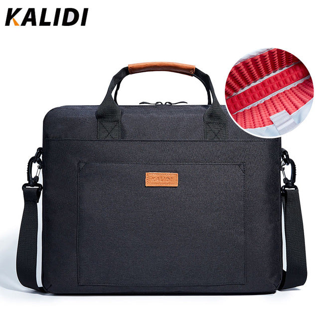 KALIDI 15 17.3 Inch Laptop Bag Waterproof Notebook Bag for Mackbook Air Pro 13.3 15.6 17.3 Laptop Shoulder Handbag 14 17 Inch