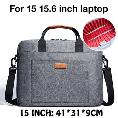KALIDI 15 17.3 Inch Laptop Bag Waterproof Notebook Bag for Mackbook Air Pro 13.3 15.6 17.3 Laptop Shoulder Handbag 14 17 Inch